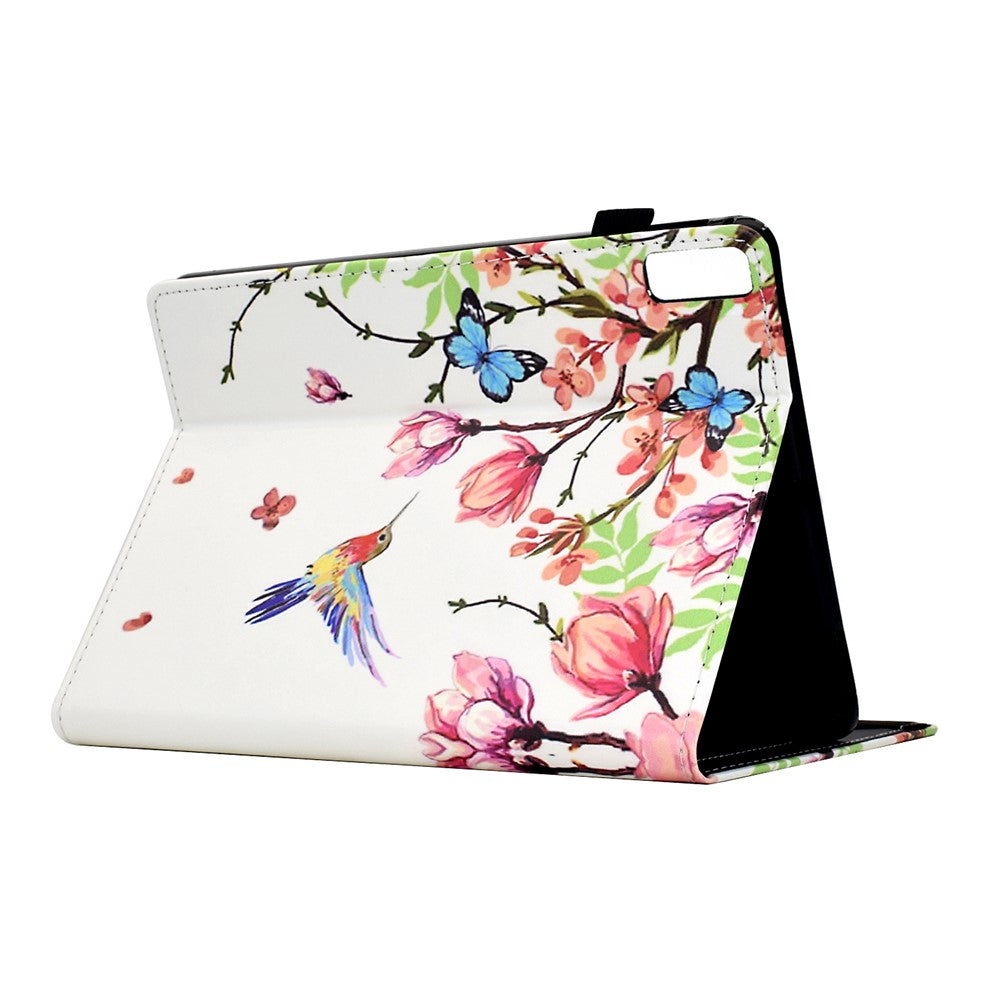 For Lenovo Tab M9 TB-310FU Case Pattern Printing Tablet Cover Shockproof Leather Card Holder Stand Case