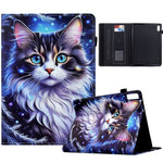 For Lenovo Tab M9 TB-310FU Case Pattern Printing Tablet Cover Shockproof Leather Card Holder Stand Case