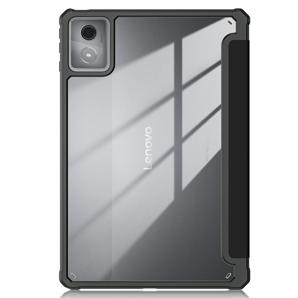For Lenovo Tab K11 Plus TB230XC Case Auto Sleep / Wake PU Leather Flip Tablet Cover Triple-Fold Stand