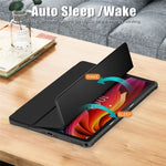 For Lenovo Tab K11 Plus TB230XC Case Auto Sleep / Wake PU Leather Flip Tablet Cover Triple-Fold Stand
