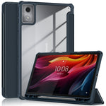 For Lenovo Tab K11 Plus TB230XC Case Auto Sleep / Wake PU Leather Flip Tablet Cover Triple-Fold Stand