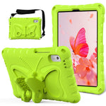 For Lenovo Tab M9 TB-310FU Case Butterfly Kickstand EVA Tablet Cover with Shoulder Strap
