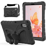 For Lenovo Tab M9 TB-310FU Case Butterfly Kickstand EVA Tablet Cover with Shoulder Strap