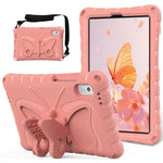 For Lenovo Tab M9 TB-310FU Case Butterfly Kickstand EVA Tablet Cover with Shoulder Strap
