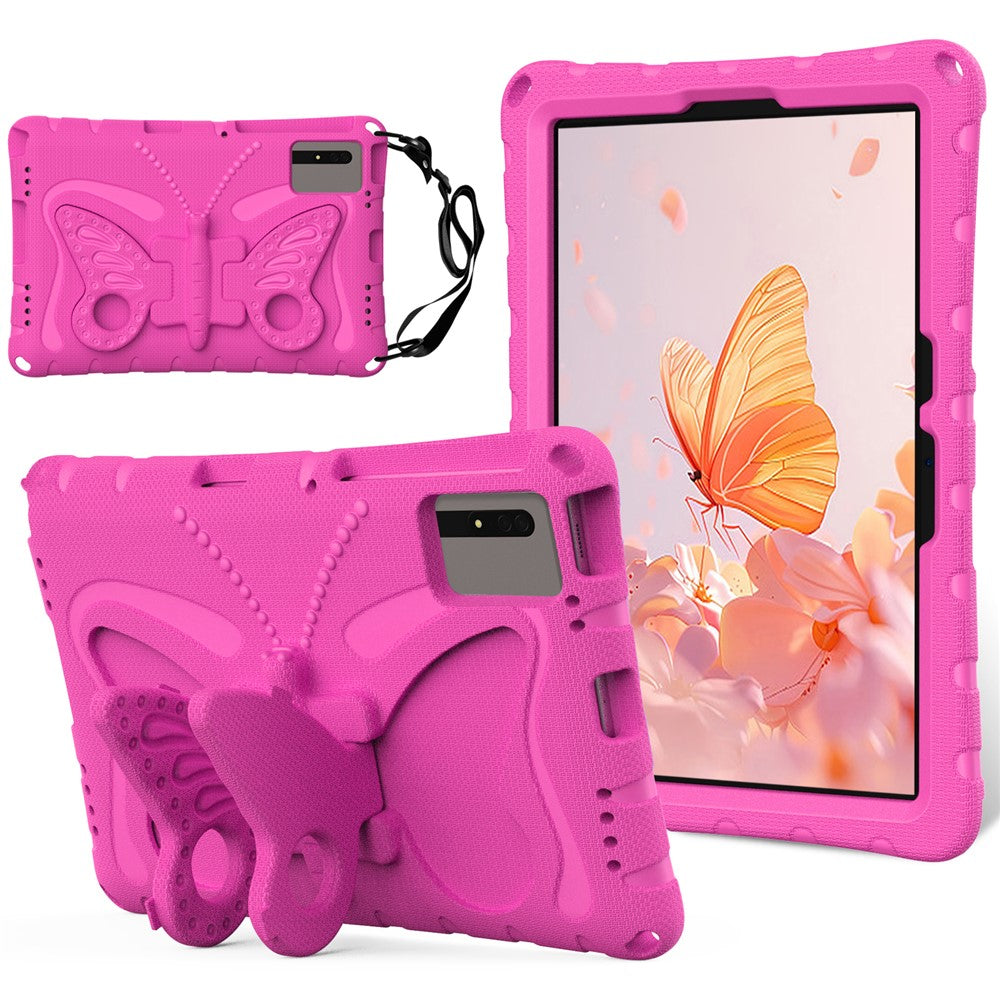 Fjärilsstativ EVA Surfplatta Skal För Huawei MatePad SE 11 / Redmi Pad 2 11 / Lenovo Tab K11 Gen 2 / Idea Tab / Galaxy Tab S11 / S10 Lite / S10 FE / S9 FE / S9 / S8 / S7
