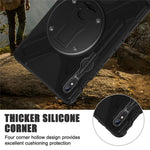 For Samsung Galaxy Tab S10 Lite / S10 FE / S9 FE X510 / S9 X710 / S8 X700 / S7 T870 Case Kickstand PC+Silicone Tablet Cover