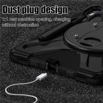 For Samsung Galaxy Tab S10 Lite / S10 FE / S9 FE X510 / S9 X710 / S8 X700 / S7 T870 Case Kickstand PC+Silicone Tablet Cover