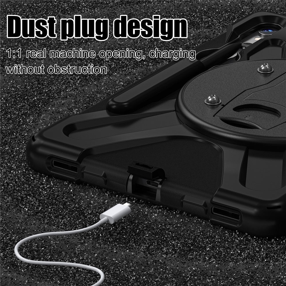 For Samsung Galaxy Tab S10 Lite / S10 FE / S9 FE X510 / S9 X710 / S8 X700 / S7 T870 Case Kickstand PC+Silicone Tablet Cover