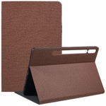 X-LEVEL For Samsung Galaxy Tab S9+ X810, X816B, X818U / Tab S9 FE+ Case Cloth Texture Leather Tablet Cover