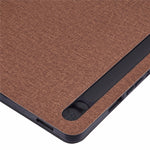 X-LEVEL For Samsung	Galaxy Tab S9 X710, X716B, X718U / Tab S10 FE / S9 FE Case Cloth Texture Leather Tablet Cover