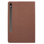 X-LEVEL For Samsung	Galaxy Tab S9 X710, X716B, X718U / Tab S10 FE / S9 FE Case Cloth Texture Leather Tablet Cover