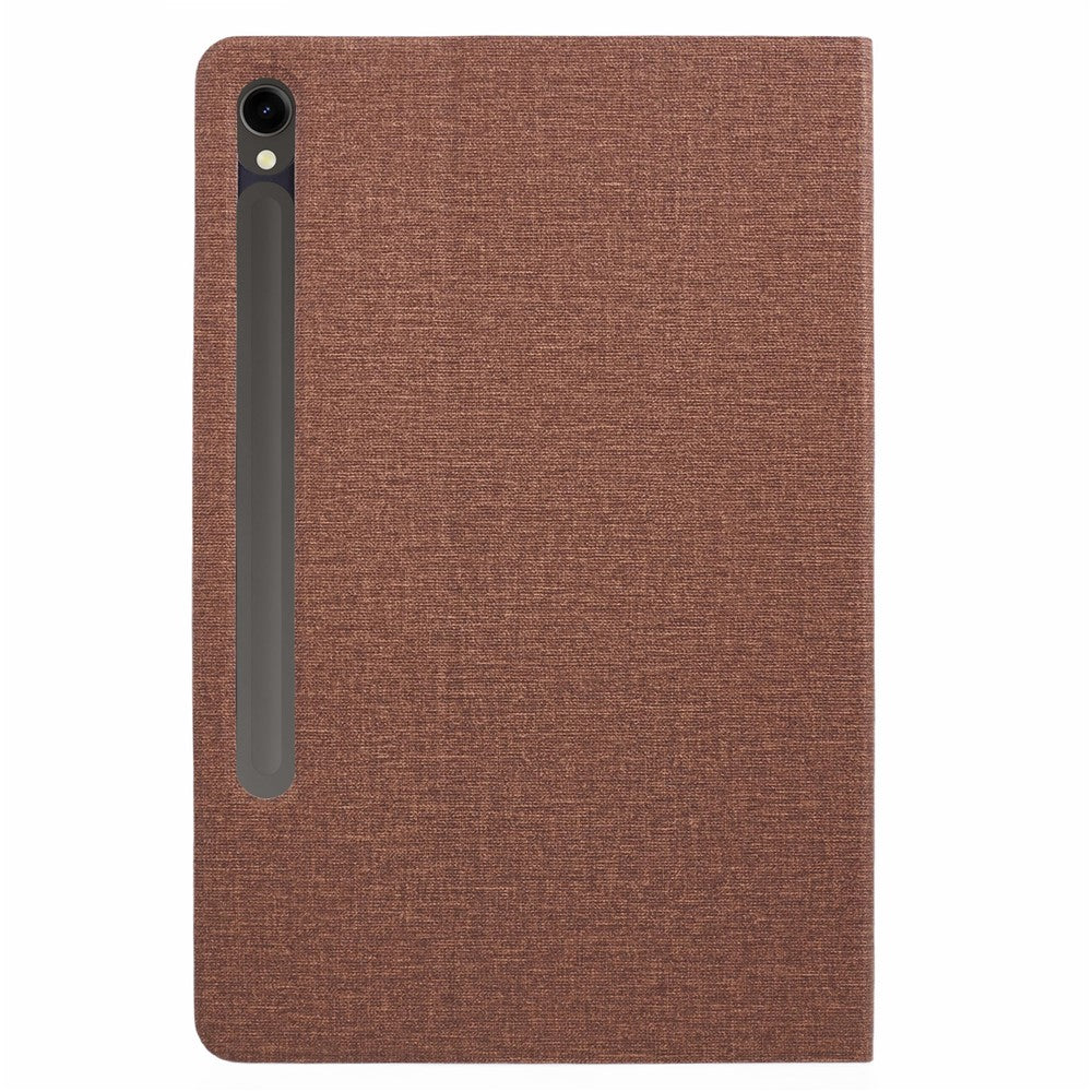 X-LEVEL For Samsung	Galaxy Tab S9 X710, X716B, X718U / Tab S10 FE / S9 FE Case Cloth Texture Leather Tablet Cover