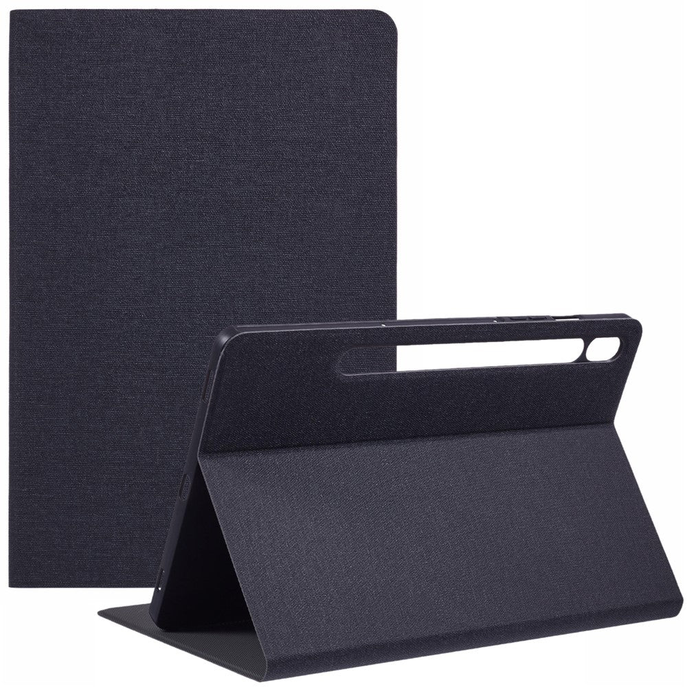 X-LEVEL For Samsung	Galaxy Tab S9 X710, X716B, X718U / Tab S10 FE / S9 FE Case Cloth Texture Leather Tablet Cover