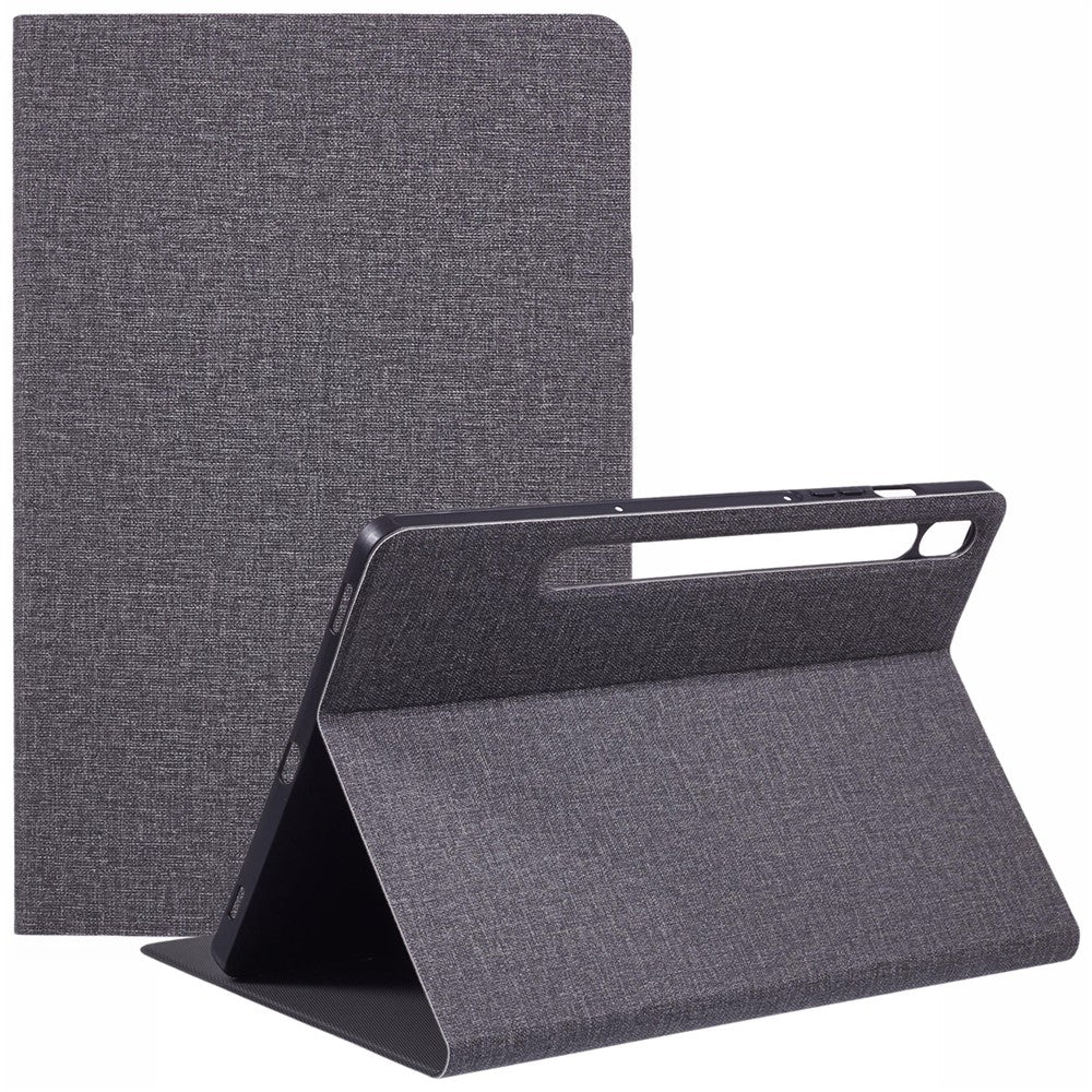 X-LEVEL For Samsung	Galaxy Tab S9 X710, X716B, X718U / Tab S10 FE / S9 FE Case Cloth Texture Leather Tablet Cover