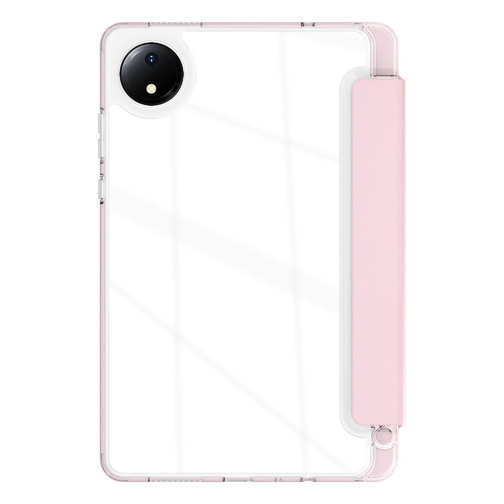 For Xiaomi Redmi Pad SE 4G 8.7 inch Case PU Leather Origami Stand Clear Tablet Cover