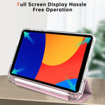 For Xiaomi Redmi Pad SE 4G 8.7 inch Case PU Leather Origami Stand Clear Tablet Cover