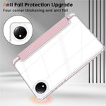 For Xiaomi Redmi Pad SE 4G 8.7 inch Case PU Leather Origami Stand Clear Tablet Cover