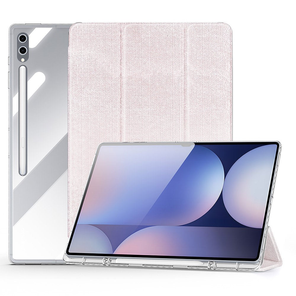 DUX DUCIS Unid Series For Samsung Galaxy Tab S10 Ultra / S9 Ultra / S8 Ultra Case TPU+PC+Leather Clear Tablet Cover