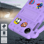 For Xiaomi Redmi Pad SE 4G 8.7 inch Case Kids Cartoon Patterns Hand Grip Kickstand Tablet EVA Cover