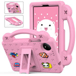 For Xiaomi Redmi Pad SE 4G 8.7 inch Case Kids Cartoon Patterns Hand Grip Kickstand Tablet EVA Cover