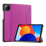 ENKAY HAT PRINCE För Xiaomi Redmi Pad SE 4G 8,7 tum Trippelvikbart Stativfodral PU-läder+PC Surfplatta med Automatisk Väckning/Sömn