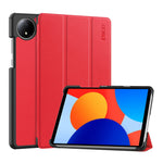 ENKAY HAT PRINCE För Xiaomi Redmi Pad SE 4G 8,7 tum Trippelvikbart Stativfodral PU-läder+PC Surfplatta med Automatisk Väckning/Sömn