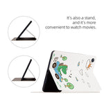 Til Oppo Pad Air 10.36 (2022) Ridsefast Etui med Stand, Tegneserie Mønster Printet PU Læder Cover Auto Vågn/Søvn Tablet Etui