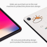 Til Oppo Pad Air 10.36 (2022) Ridsefast Etui med Stand, Tegneserie Mønster Printet PU Læder Cover Auto Vågn/Søvn Tablet Etui