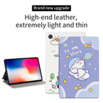 Til Oppo Pad Air 10.36 (2022) Ridsefast Etui med Stand, Tegneserie Mønster Printet PU Læder Cover Auto Vågn/Søvn Tablet Etui