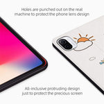 For Xiaomi Pad 5/Pad 5 Pro Scratch Resistant Case with Stand Cartoon Pattern Printed PU Leather Cover Auto Wake/Sleep Tablet Case