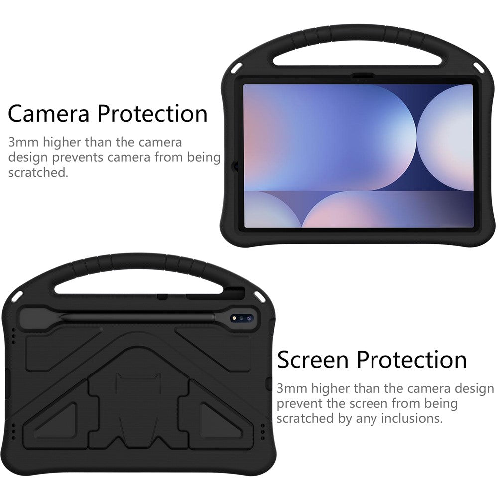 Til Samsung Galaxy Tab S10+ Cover EVA Tablet-cover med ergonomisk håndtag og foldbar støttefod