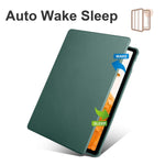 For Samsung Galaxy Tab S10+ Case 360 Degree Rotating Stand PU Leather+Acrylic Tablet Cover