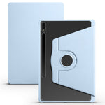 For Samsung Galaxy Tab S10+ Case 360 Degree Rotating Stand PU Leather+Acrylic Tablet Cover