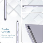 For Samsung Galaxy Tab S10 Ultra Super Clear Case Drop Protection Shell TPU Tablet Cover