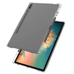 Til Samsung Galaxy Tab S10+ Cover Forstærket Fire Hjørner Anti-fald Gennemsigtigt TPU Tabletcover med Penholder