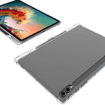 Til Samsung Galaxy Tab S10 Ultra etui Forstærket fire hjørner Anti-fald klart TPU tabletcover med penneholder