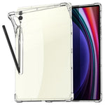 Til Samsung Galaxy Tab S10+ Cover Stødsikkert Gennemsigtigt Tablet TPU Cover med Fire Hjørner
