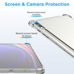 Til Samsung Galaxy Tab S10+ Cover Stødsikkert Gennemsigtigt Tablet TPU Cover med Fire Hjørner