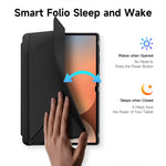DUX DUCIS For Samsung Galaxy Tab S10 Ultra / Galaxy Tab S9 Ultra / Galaxy Tab S8 Ultra Case Magi Series Detachable Origami Stand Leather+PC+TPU Clear Back Cover