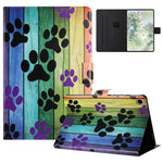 For Lenovo Tab M10 Plus (3rd Gen) TB-128F Case Pattern Printed Stand Litchi Texture Leather Tablet Cover with Card Slots