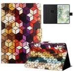 For Lenovo Tab P11 Gen 2 TB-350 Case Pattern Printed Stand Litchi Texture Leather Tablet Cover with Card Slots
