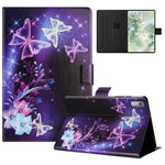 For Lenovo Tab P11 Gen 2 TB-350 Case Pattern Printed Stand Litchi Texture Leather Tablet Cover with Card Slots