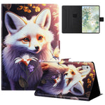 For Lenovo Tab M9 TB-310FU Case Pattern Printed Stand Litchi Texture Leather Tablet Cover with Card Slots