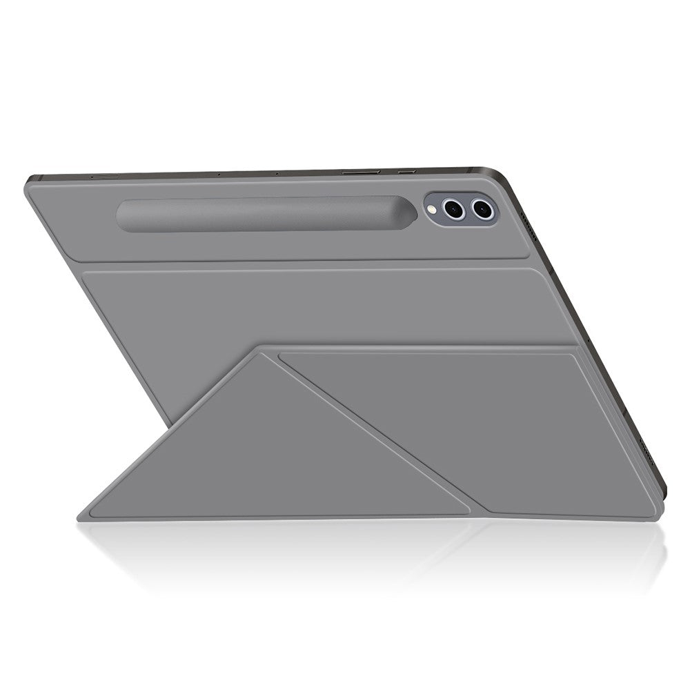 Til Samsung Galaxy Tab S10 Ultra / S9 Ultra Cover Origami Stativ PU-læder Magnetisk Tablet Cover