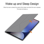 Til Samsung Galaxy Tab S10 Ultra / S9 Ultra Cover Origami Stativ PU-læder Magnetisk Tablet Cover
