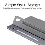 Til Samsung Galaxy Tab S10 Ultra / S9 Ultra Cover Origami Stativ PU-læder Magnetisk Tablet Cover