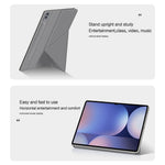 Til Samsung Galaxy Tab S10 Ultra / S9 Ultra Cover Origami Stativ PU-læder Magnetisk Tablet Cover