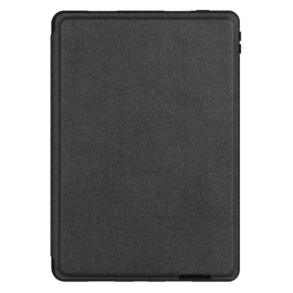 Til Samsung Galaxy Tab S10+ / S9+ læderetui + Bluetooth-kompatibelt tastatur med baggrundsbelyst touchpad