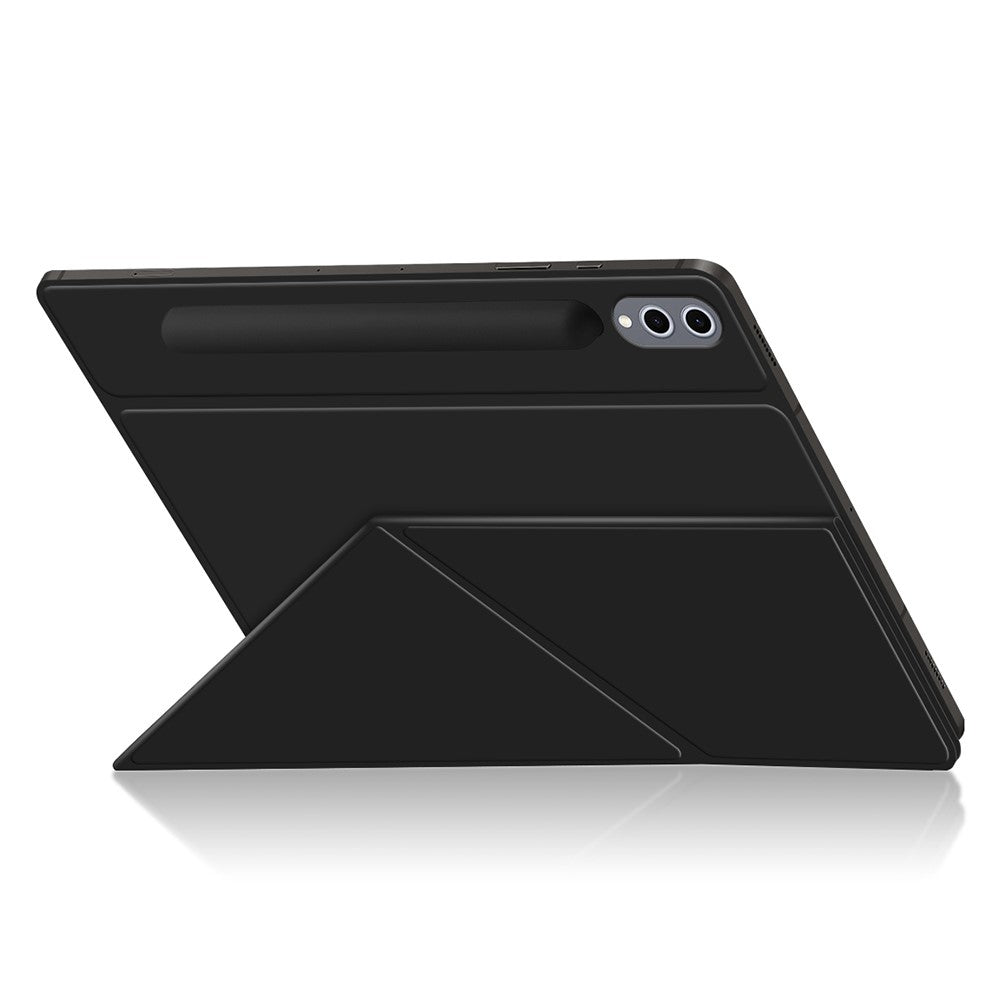 For Samsung Galaxy Tab S10+ / S9+ Case Origami Stand PU Leather Magnetic Tablet Cover