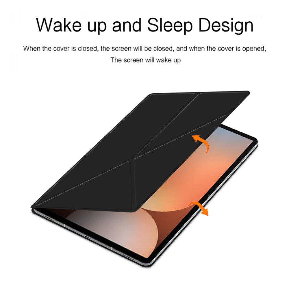 For Samsung Galaxy Tab S10+ / S9+ Case Origami Stand PU Leather Magnetic Tablet Cover